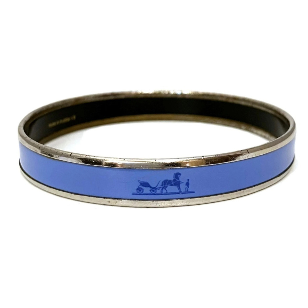 Hermes HERMES Enamel Bangle Accessory Calèche Total Weight 18.2g Alloy